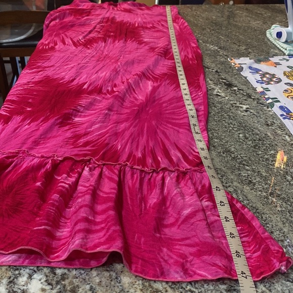 Jackie K 80’s Polynesian Hawaiian Dress size M/L - Picture 6 of 11